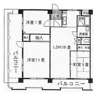 東京都板橋区成増２丁目 賃貸マンション 3LDK
