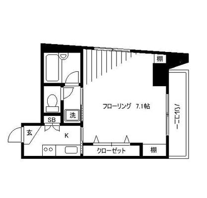 東京都豊島区西池袋３丁目 賃貸マンション 1K