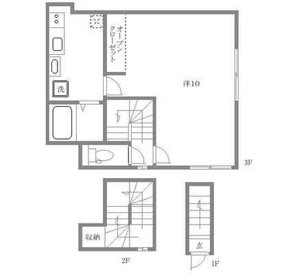 東上線 アパート 1K