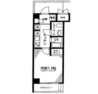 東京都豊島区南池袋３丁目 賃貸マンション 1K