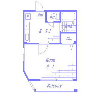 東京都北区滝野川６丁目 賃貸マンション 1K