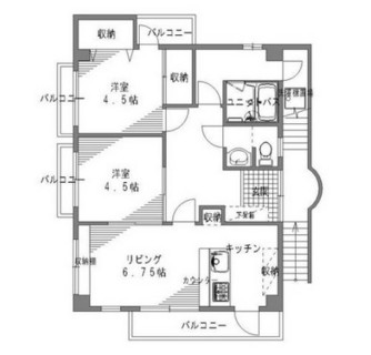 東京都板橋区中台１丁目 賃貸マンション 2LDK