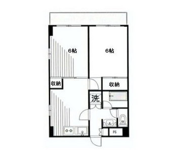 東京都北区滝野川７丁目 賃貸マンション 2DK