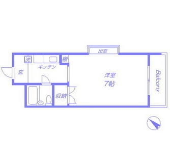 東京都豊島区上池袋３丁目 賃貸マンション 1R