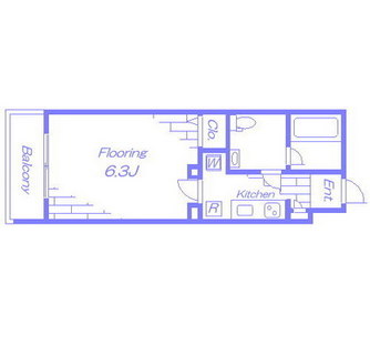 東京都豊島区上池袋３丁目 賃貸マンション 1K