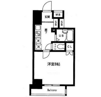 東京都板橋区大山金井町 賃貸マンション 1K