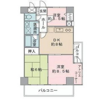 東京都練馬区北町８丁目 賃貸マンション 3DK