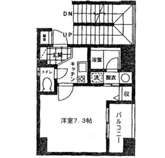 東京都北区滝野川６丁目 賃貸マンション 1K