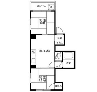 東京都豊島区上池袋１丁目 賃貸マンション 2DK