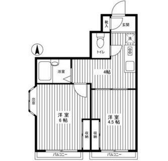 東京都板橋区中板橋 賃貸マンション 2K