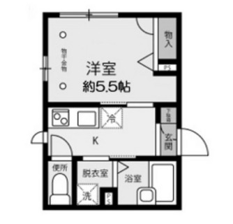 東京都豊島区池袋本町３丁目 賃貸マンション 1K