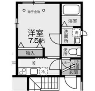 東京都豊島区池袋本町３丁目 賃貸マンション 1K