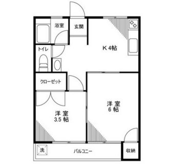 東京都板橋区中板橋 賃貸マンション 2K