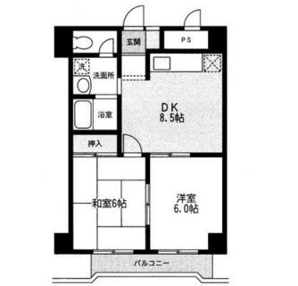 東京都板橋区大山金井町 賃貸マンション 2DK