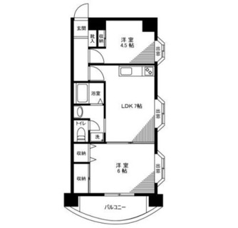 東京都板橋区赤塚４丁目 賃貸マンション 2DK