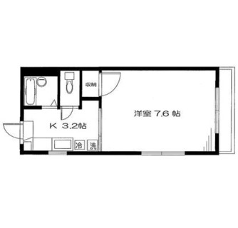 東京都北区滝野川７丁目 賃貸アパート 1K