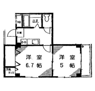 東京都板橋区幸町 賃貸マンション 2K