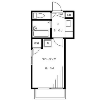 東京都板橋区常盤台３丁目 賃貸マンション 1K