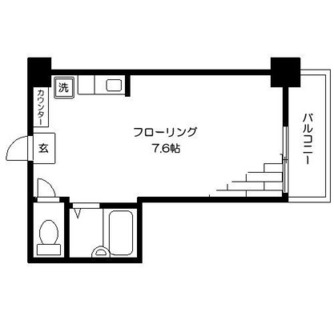 東京都板橋区常盤台１丁目 賃貸マンション 1R