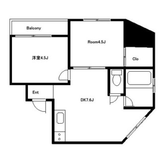 東京都豊島区池袋１丁目 賃貸マンション 2DK