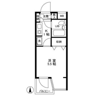 東京都練馬区錦１丁目 賃貸マンション 1K