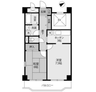 東京都板橋区桜川３丁目 賃貸マンション 2K