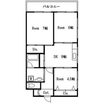 東京都板橋区前野町２丁目 賃貸マンション 3DK