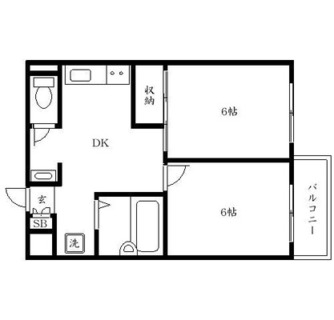 東京都板橋区熊野町 賃貸マンション 2DK