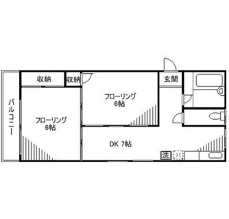 東京都板橋区大山金井町 賃貸マンション 2DK