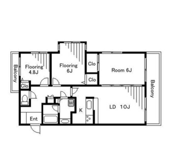 東京都板橋区成増２丁目 賃貸マンション 3LDK