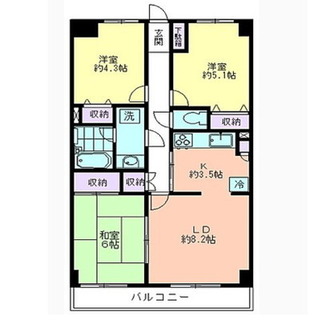 東京都板橋区若木１丁目 賃貸マンション 3LDK