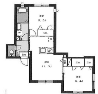 東京都練馬区北町１丁目 賃貸マンション 2LDK