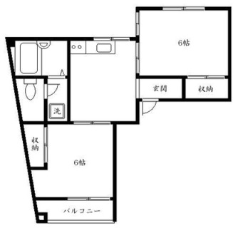 東京都板橋区上板橋３丁目 賃貸マンション 2K