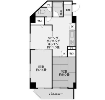 東京都板橋区幸町 賃貸マンション 2LDK