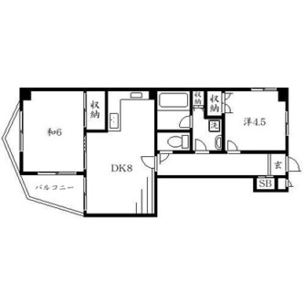 東京都板橋区上板橋２丁目 賃貸マンション 2DK