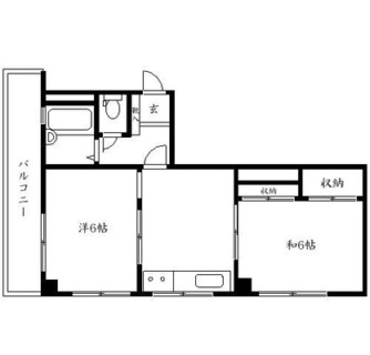 東京都豊島区目白２丁目 賃貸マンション 2K