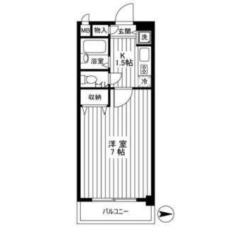 東京都豊島区池袋３丁目 賃貸マンション 1K