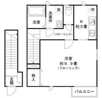 東京都板橋区常盤台２丁目 賃貸アパート 1K