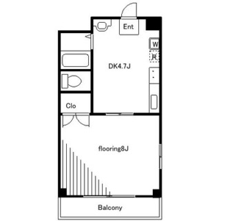 東京都板橋区常盤台１丁目 賃貸マンション 1DK