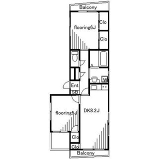 東京都板橋区常盤台３丁目 賃貸マンション 2DK