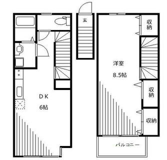 東京都板橋区中台１丁目 賃貸アパート 1DK