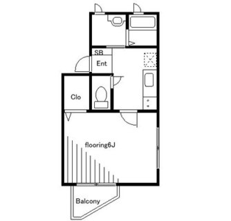 東京都板橋区常盤台３丁目 賃貸マンション 1K