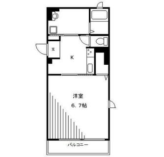 東京都板橋区大山金井町 賃貸マンション 1K