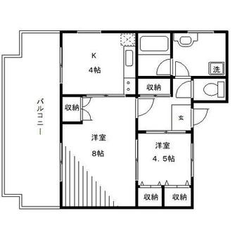 東京都板橋区大山金井町 賃貸マンション 2K