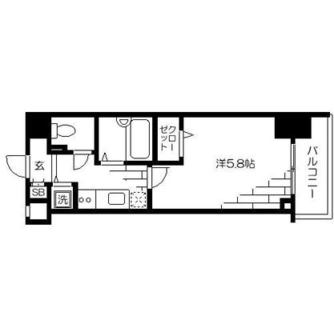 東京都豊島区上池袋１丁目 賃貸マンション 1K