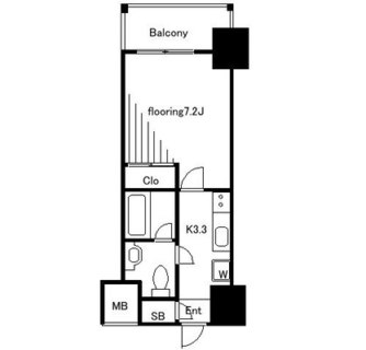 東京都板橋区成増２丁目 賃貸マンション 1K