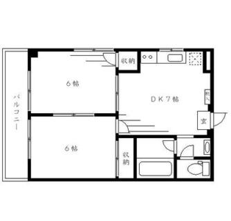 東京都練馬区北町３丁目 賃貸マンション 2DK