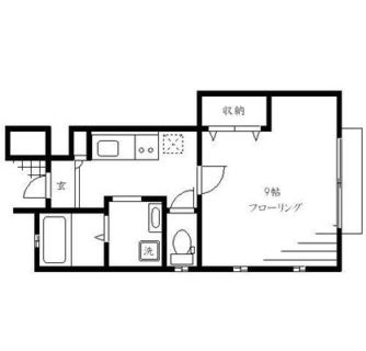 東京都板橋区常盤台１丁目 賃貸アパート 1K