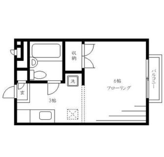 東京都豊島区池袋本町２丁目 賃貸アパート 1R