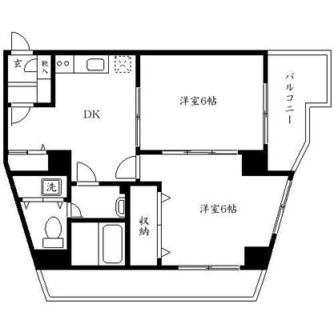 東京都板橋区南常盤台１丁目 賃貸マンション 2DK